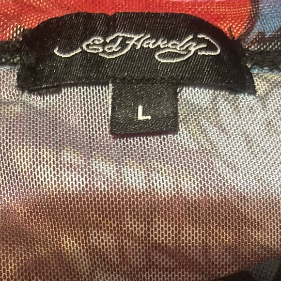 Ed Hardy Skull Mesh Tee - Picture 2 of 5